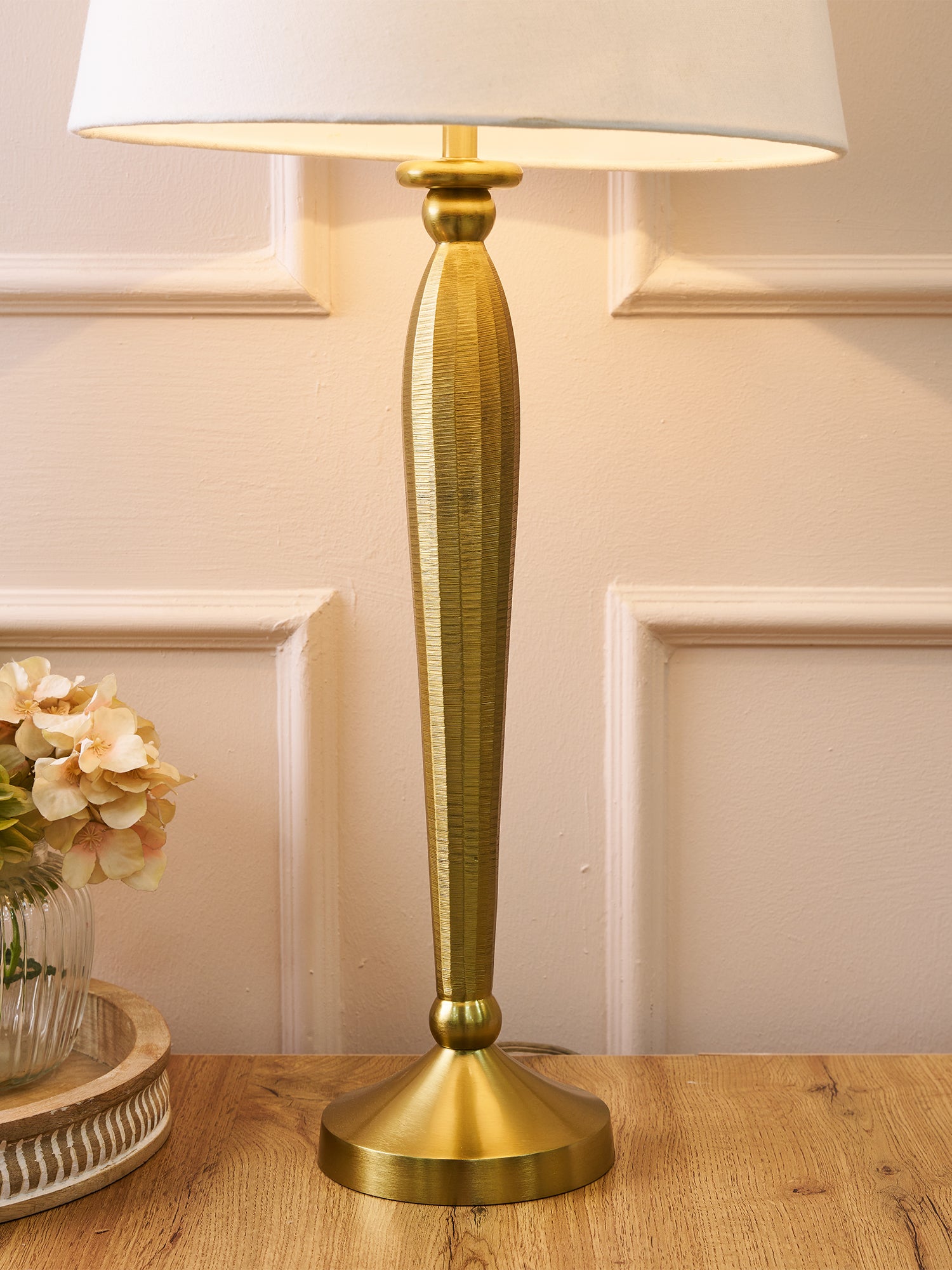 Aurelia Textura Gold Table Lamp