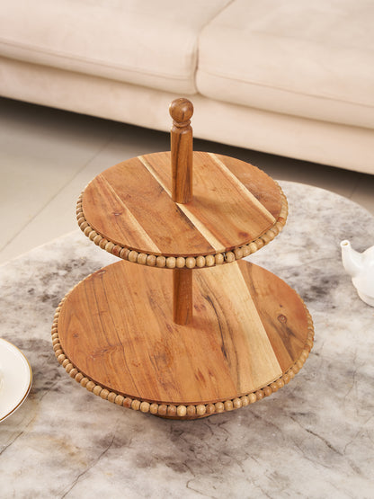 Beaded Tiered Cake Stand