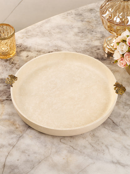 Solana Leaf Accent Wood Bowl