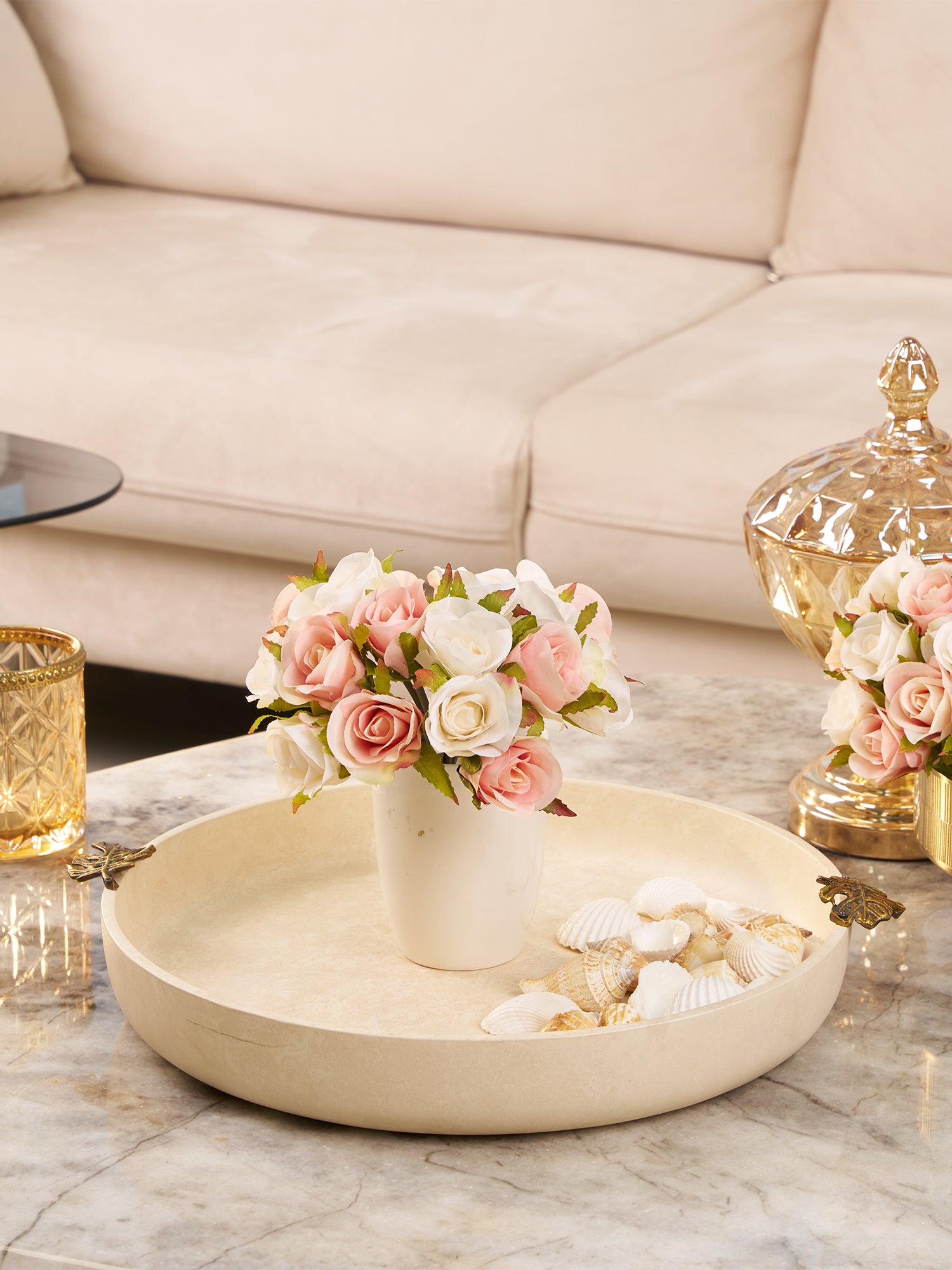 Solana Leaf Accent Wood Bowl