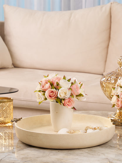 Solana Leaf Accent Wood Bowl