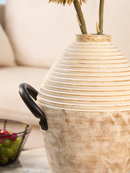 Arden Petite Whitewood Vase